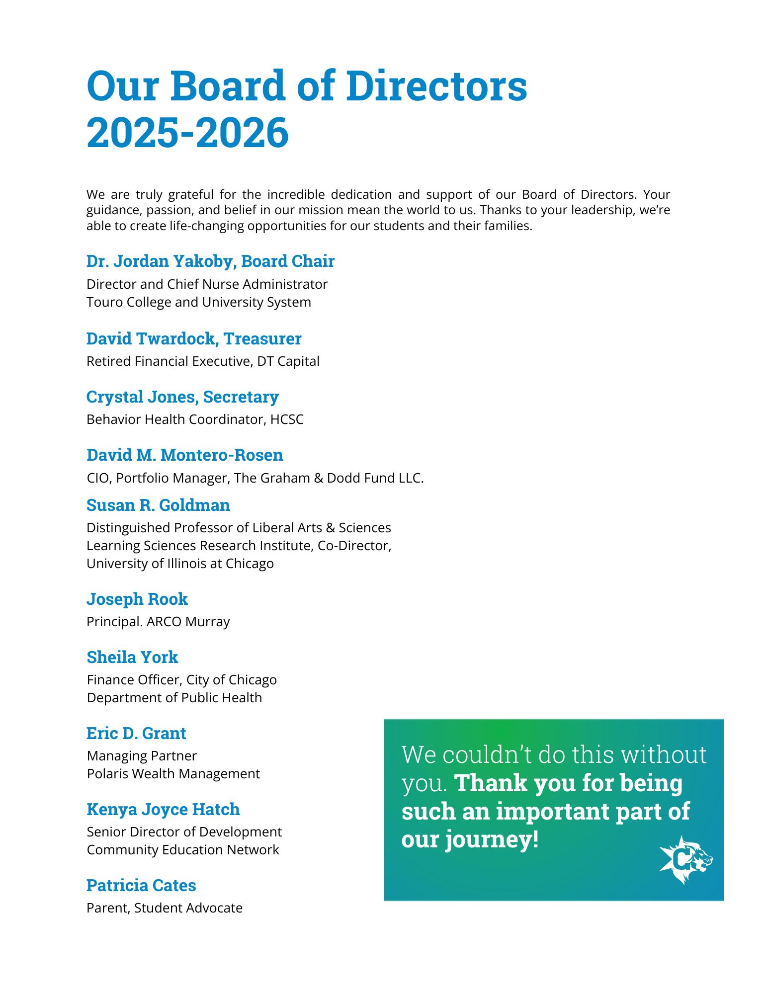 Final _Our Board Page